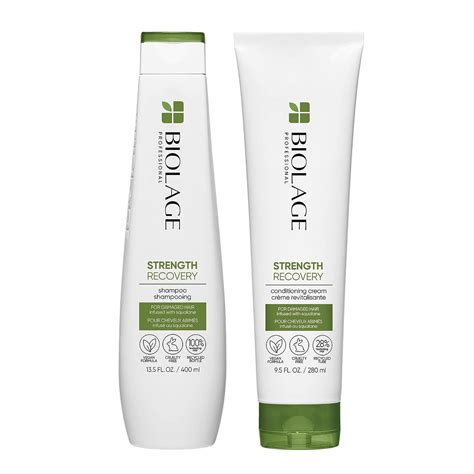 Amazon.com: Biolage Strength Recovery Shampoo & Conditioner Set ...