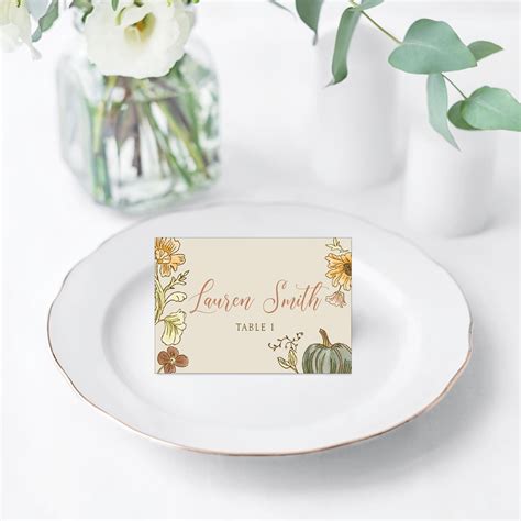Thanksgiving Dinner Place Cards, Fall Party Place Cards, Give Thanks Tent Cards, Friendsgiving ...