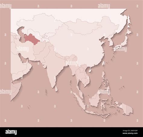 Blank Political Map Of Asia Asia Large Political Map, Large Asia