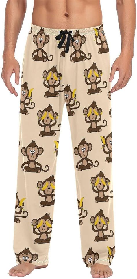 PISONIC Funny Pajama Pants for Men, Lounge Pants Super Soft Men Pajama ...