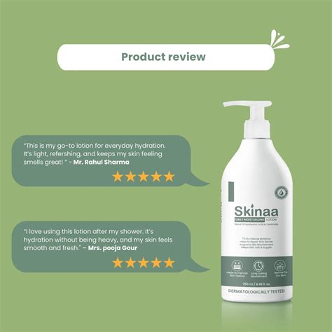 Skinaa Daily Moisturizing Lotion with Hyaluronic Acid & Ceramides