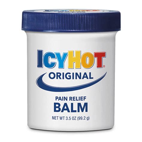 Icy Hot Original Muscle & Joint Pain Relief Balm with Menthol 3.5oz ...
