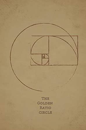 Buy The golden ratio circle: 6" x 9" dotted grid bullet journal ...