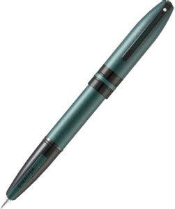 SHEAFFER ICON A9109 METALLIC GREEN WITH POLISHED BLACK PVD TRIM ...