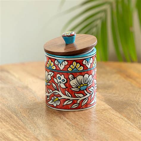 'Mughal Barrel' Multi-Purpose Storage Jar & Container In Ceramic (Air ...