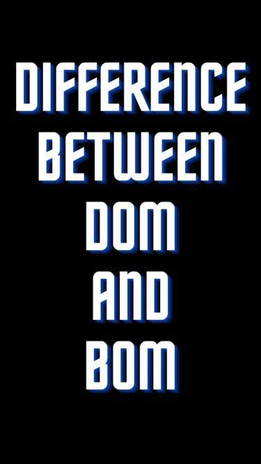 Image result for Dom vs Bom in JavaScript
