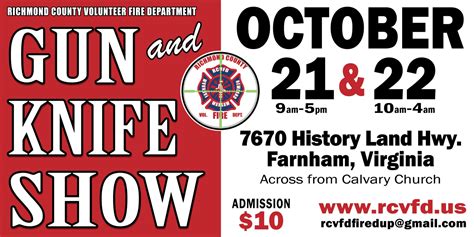 Richmond County Volunteer Fire Department Gun & Knife Show