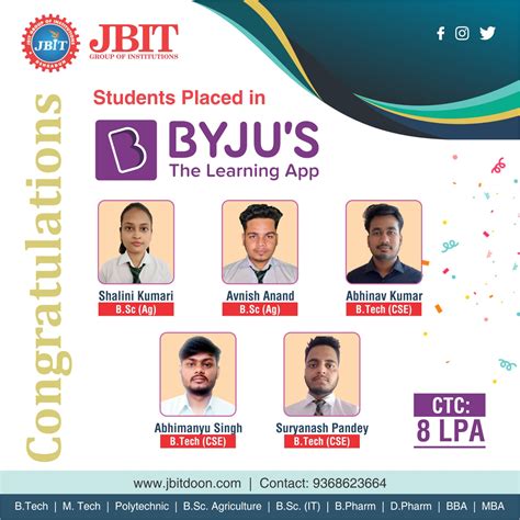 JBIT Dehradun | No 1 Destination For Pool Campus Placement Drive in ...
