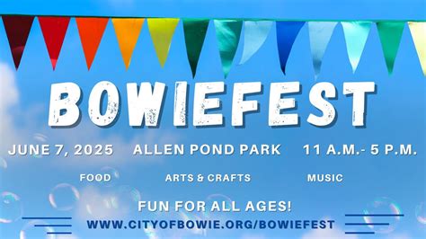 Bowiefest, 3330 Northview Dr, Bowie, MD 20716, United States, 7 June ...