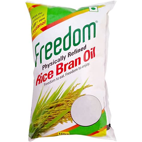Freedom Rice Bran Oil, 1L : Amazon.in: Grocery & Gourmet Foods