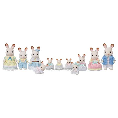 Calico Critters Hopscotch Rabbit Family Celebration Set Dolls, 35th ...