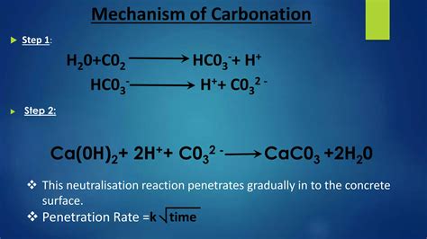 Carbonation of concrete | PPTX