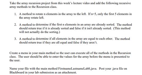 Image result for Recursive Array Methods in Java