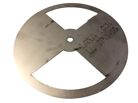 LavaLock® Stainless Steel Smoker Pinwheel BBQ air Damper Pit Grill Vent ...