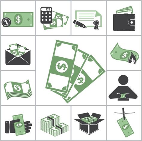 Money Vector Packs 的图像结果