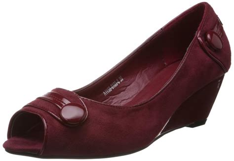 Buy Jove Women's Red Fashion Pumps & Peeptoes - 6 UK at Amazon.in