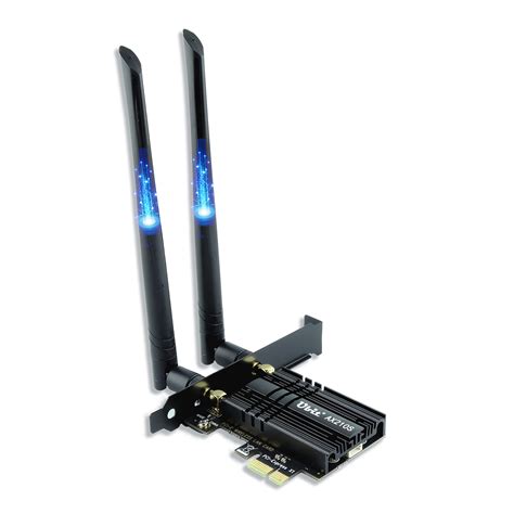 Ubit AX210 WiFi 6E PCIe Wireless WiFi Card 3 Band (2.4G-600Mbps, 5G ...