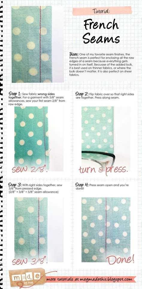 French Seams · How To Sew A Seam · Sewing on Cut Out + Keep · How To by ...