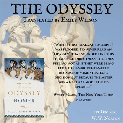 The Odyssey by Homer, translated by Emily Wilson | Iambic pentameter ...