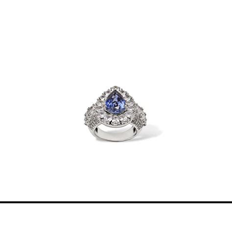 Sian Silver Plated American Diamond Ring – JewelEMarket