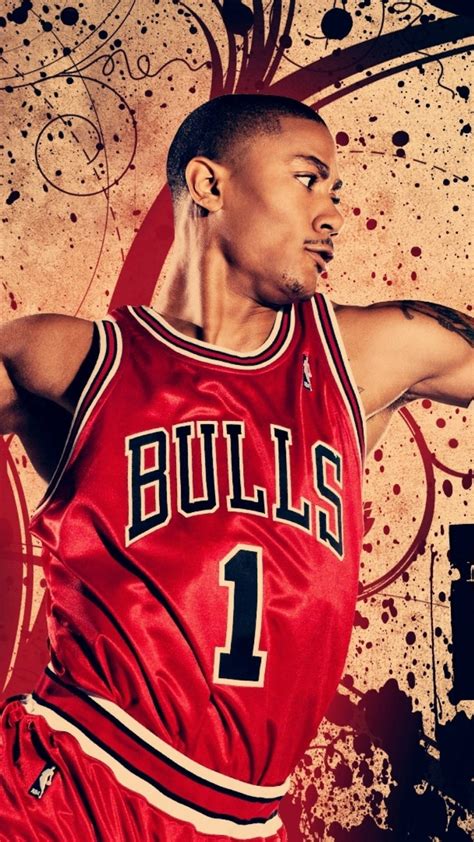 Download Side-View Derrick Rose Cool Basketball iPhone Wallpaper ...