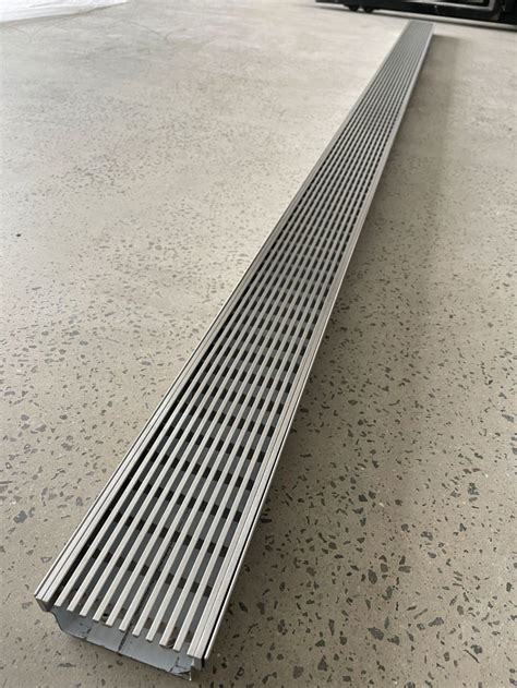 100mm Wide Drain Linear Stainless Steel Outdoor Floor Drain - Floor ...