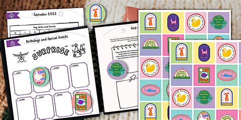 Journal and Planning - Cute Motivation Stickers