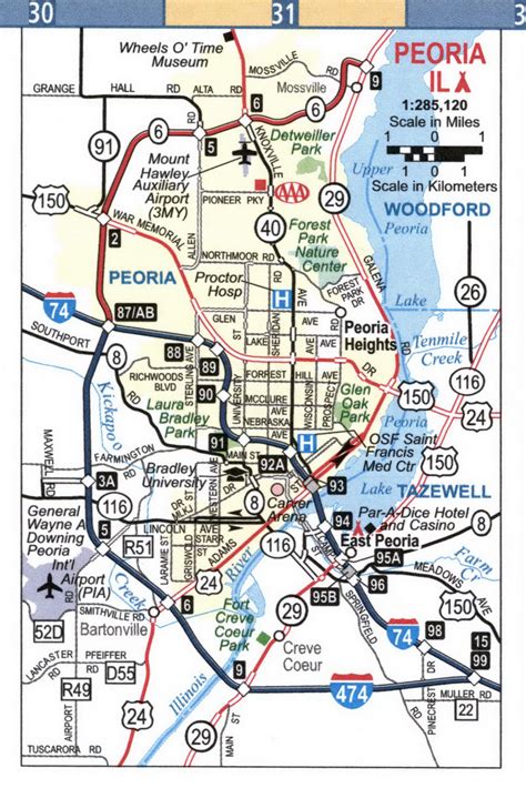 Maps city IL Champaign, Chicago, Decatur, Peoria, Quad Cities, Rockford ...