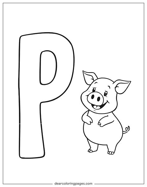 Letter P Coloring Pages - 13 Free Printable Coloring Pages