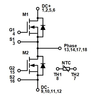 NXH040P120MNF1 SiC Module - onsemi | Mouser