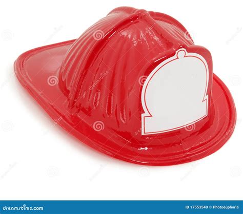 Plastic Toy Fire Fighter Hat Stock Photo - Image of firemen, fireman ...