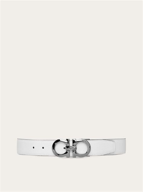 Ferragamo Belt Men White