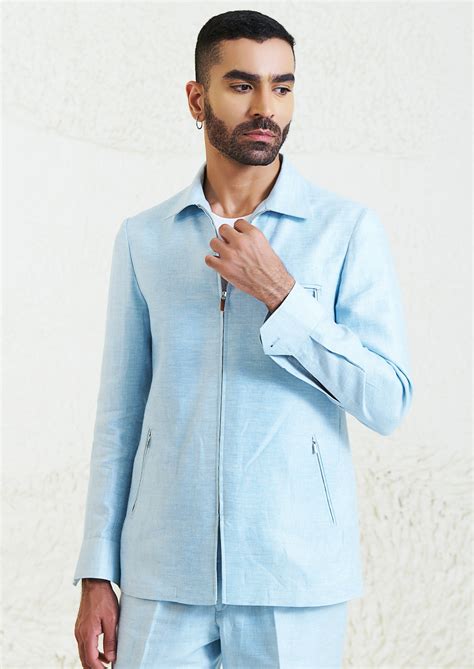 Pure Linen Co-ord Set with Zipper – Bonsoir | Sophisticated Summer Ensemble
