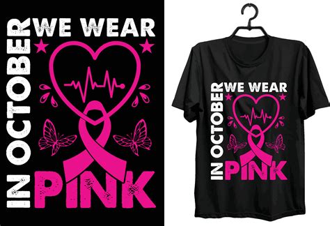 Breast Cancer T-shirt Design. World Breast Cancer Day t-shirt design ...
