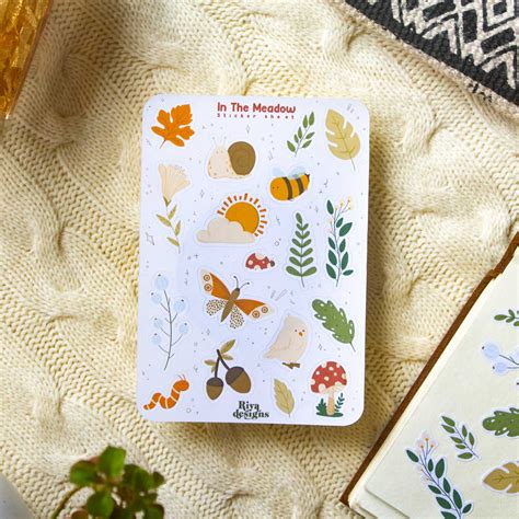 In The Meadow - Sticker Sheet – Riya Designs