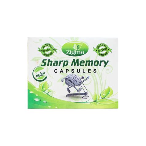 Buy Sharp Memory Capsules - 10 Capsules Online - Ayush Care