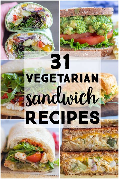 31 Vegetarian Sandwich Recipes - She Likes Food