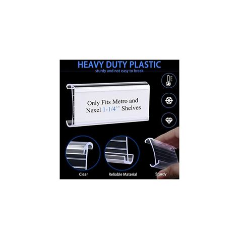 Buy Wire Shelf Label Holders Wire Label Holder Plastic Shelf Tags for ...