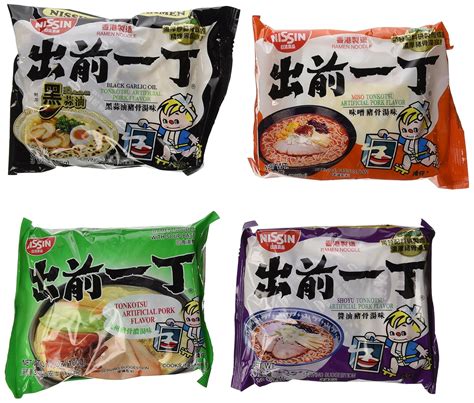 Buy Nissin Demae Ramen Variety Pack (Tonkotsu Series) (Pack of 16 with ...