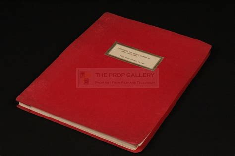 The Prop Gallery | Production used script