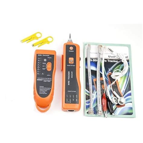 Goeco Network Toner RJ11 RJ45 Network Cable Tester Lan Tracker Wire ...