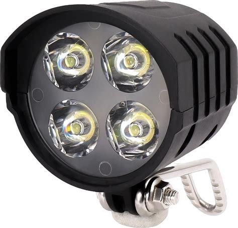 Bike Headlight 12W Super Bright Bike Light 36V 48V 52V 60V for Electric Bikes and Scooters ...