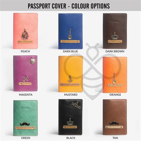 Buy Personalized Couple Passport Covers & Holder In India this Rakhi ...