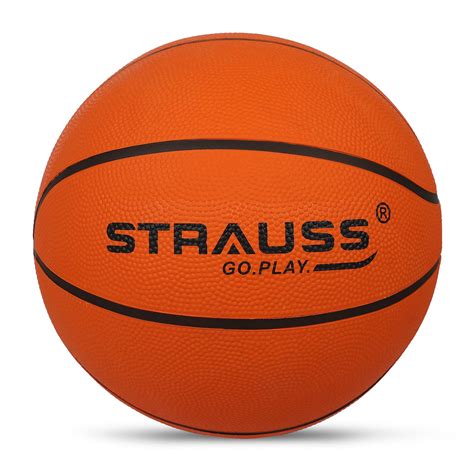 Strauss Rubber Official Basketball, Size - 7 | PU Pasted & Rebound ...
