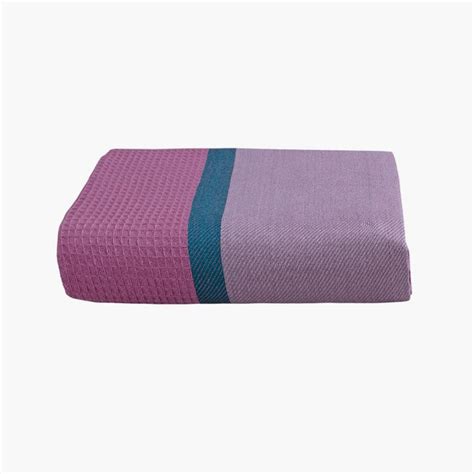 Buy PORTICO Huck A Back Colourblocked Bath Towel - 75 x 150 cm from ...