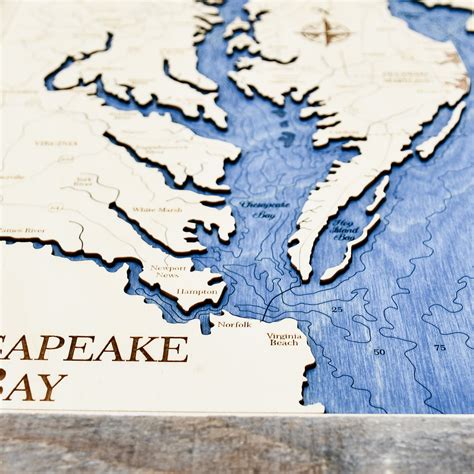 Chesapeake Bay Maps Wall