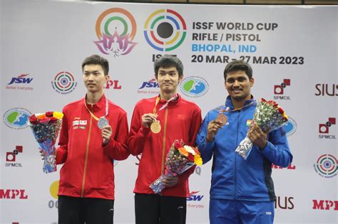 ISSF World Cup: Rudrankksh wins bronze; China extend golden run