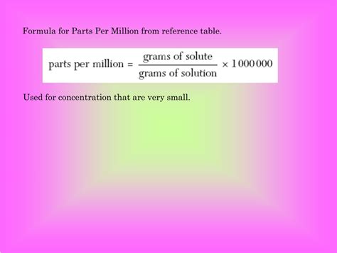 PPT - Section 2 - Concentration and Molarity PowerPoint Presentation, free download - ID:1107276