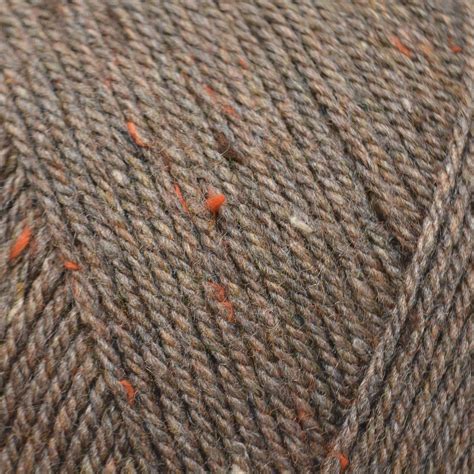 Woolcraft Aran with Wool Yarn 400g - Chestnut Tweed (865) | The ...
