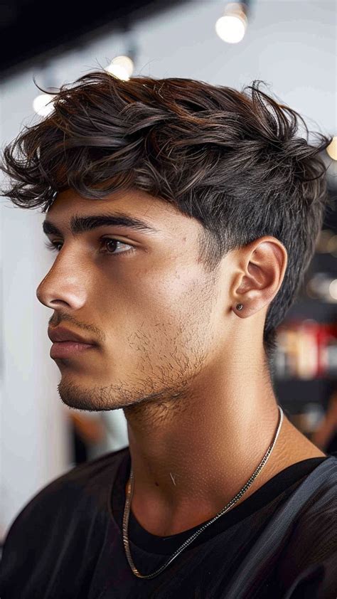 Pin by Kristine Bishop on Braxton's board | Wavy hair men, Boys haircut ...